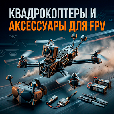 Квадрокоптеры и аксессуары для FPV