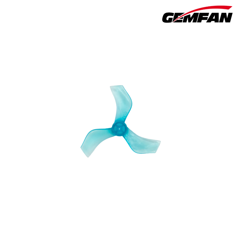 Миниатюра Пропеллер Gemfan 40мм 1,6" 1635-3PC 3-х лопастной (Clear Blue) 4 пары 1