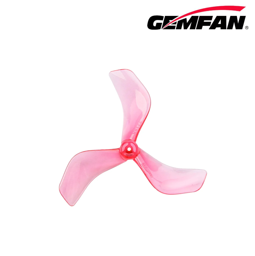 Миниатюра Пропеллер Gemfan 56мм 2,2" 2216 3-х лопастной под вал 1.5mm (Hot Pink) 4 пары 1