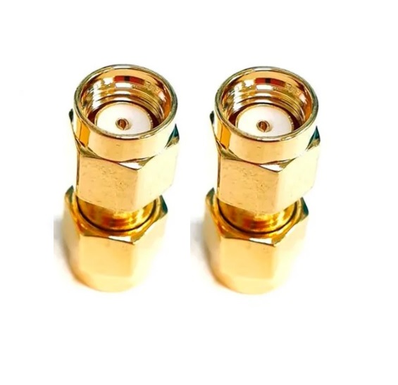 Миниатюра Высокочастотный переходник RP-SMA (Male) на RP-SMA (Male) 1