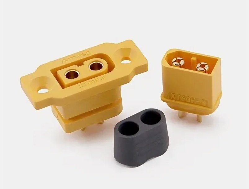 Миниатюра Контакт силовой AMASS XT60E-F (мама) + XT60H-M (папа) 2