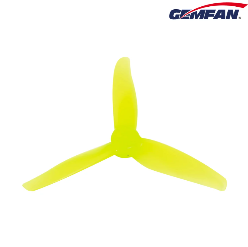 Миниатюра Пропеллер Gemfan Hurricane PC 3016 3-х лопастной под вал 1.5mm (Blue) 2 пары 1