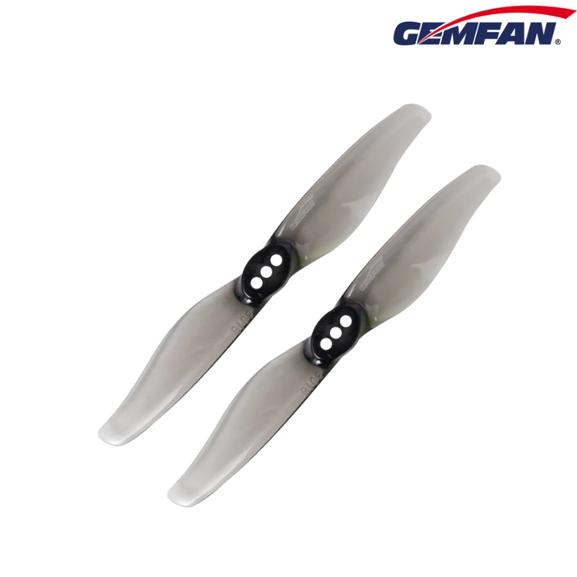 Миниатюра Пропеллер Gemfan Hurricane PC 3018 2-х лопастной под вал 1.5mm (Clear) 2 пары 1