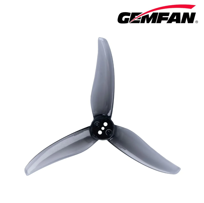 Миниатюра Пропеллер Gemfan Hurricane PC 3520 3-х лопастной (Clear Gray) 2 пары 1