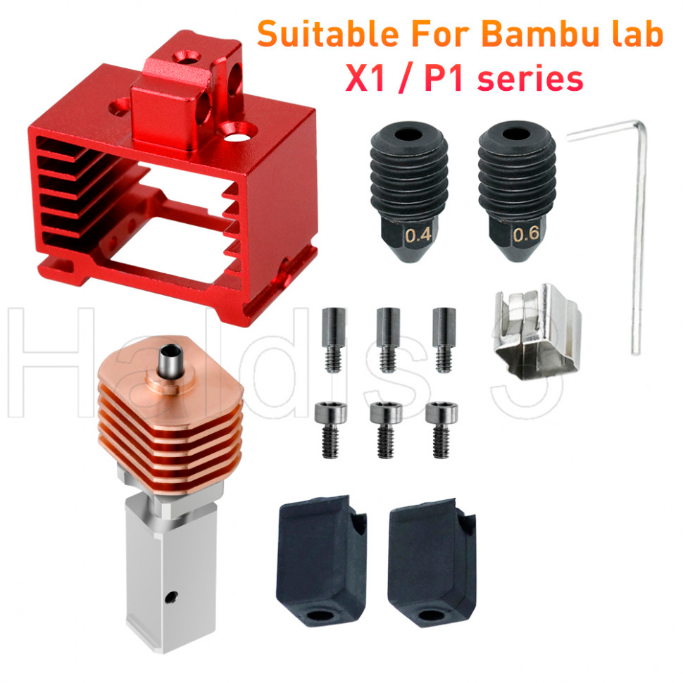 Миниатюра Хотэнд TZ V3.0 для 3D-принтеров Bambu Lab X1/X1C 2
