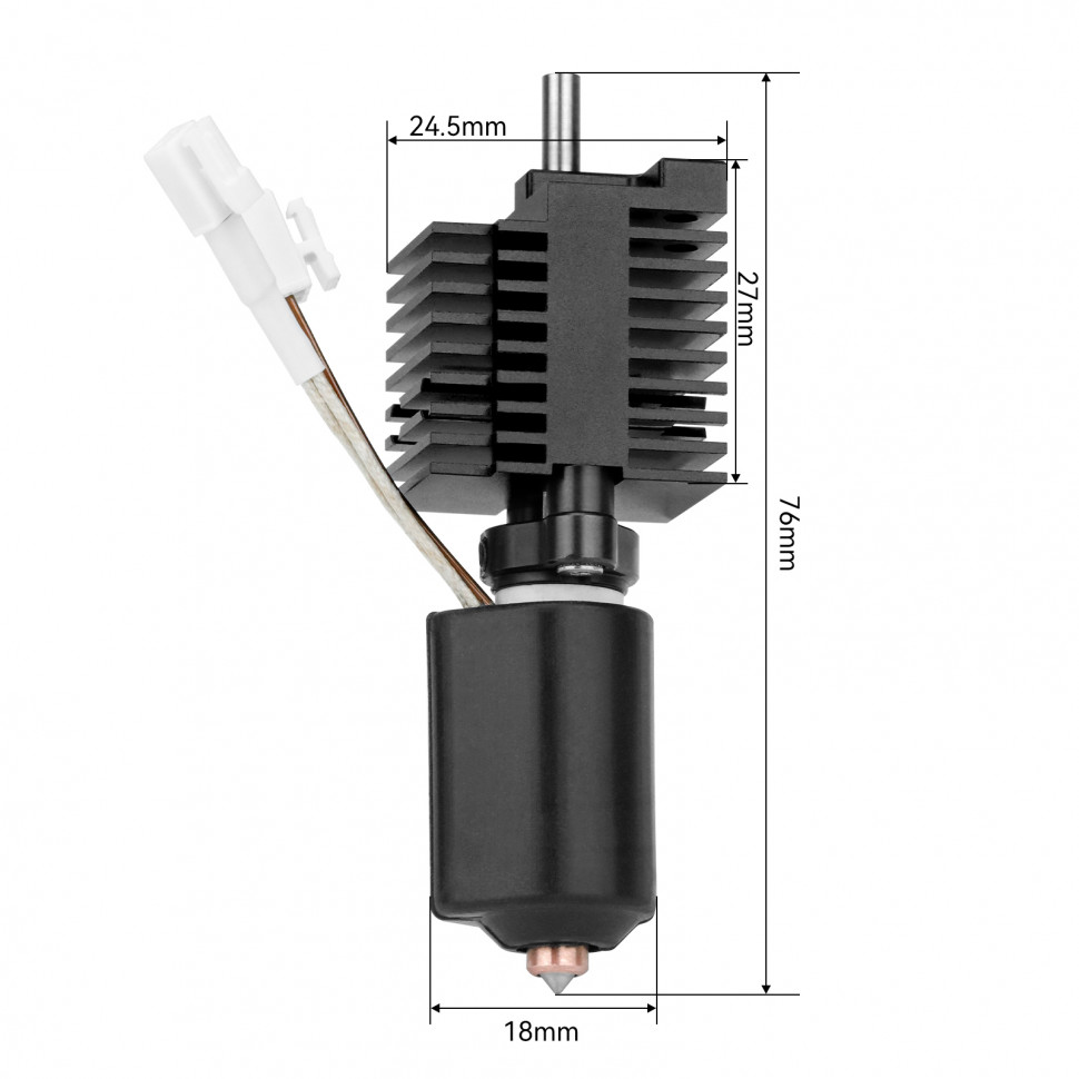 Миниатюра Хотэнд для Creality K2 Plus 1