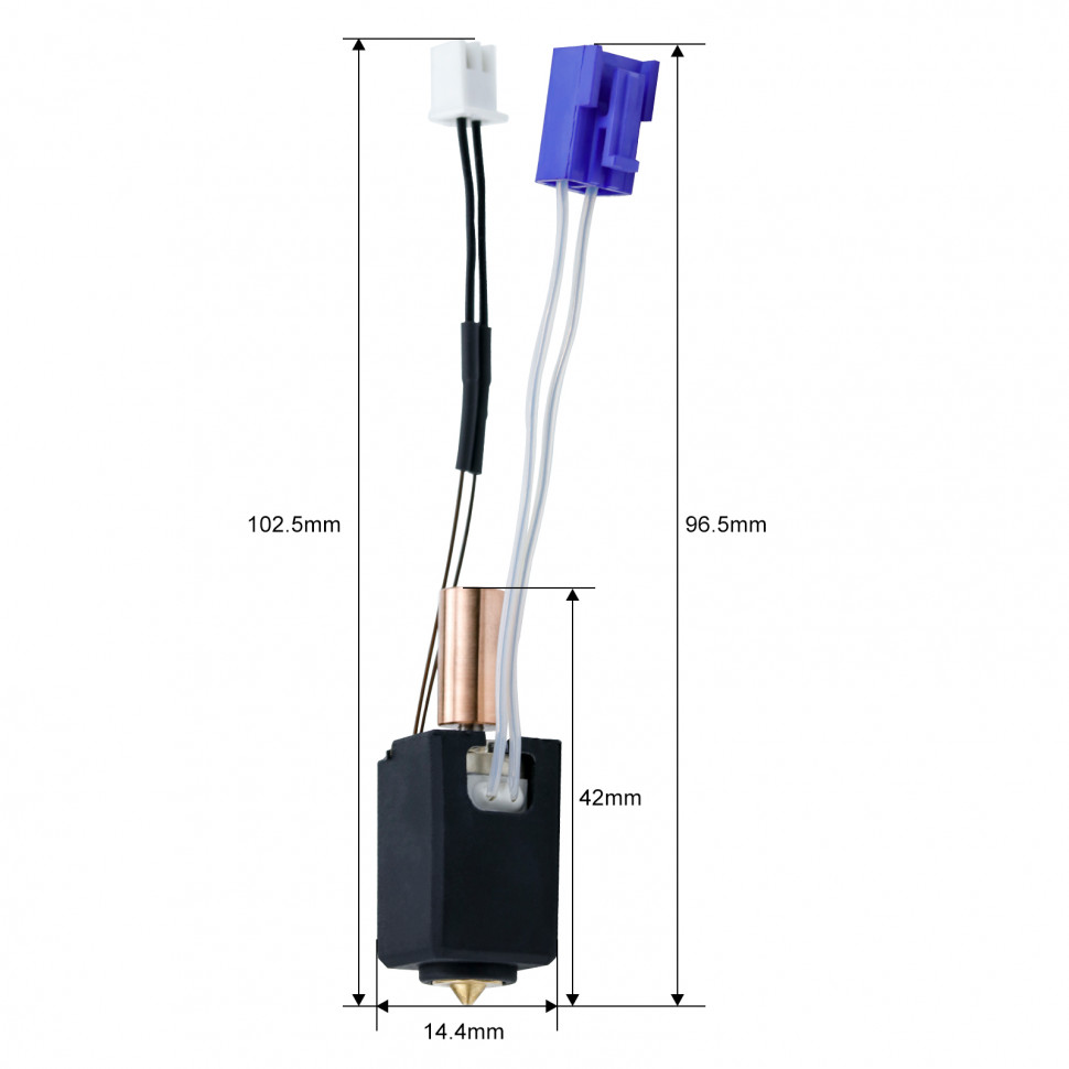 Миниатюра Хотэнд для Artillery Sidewinder X1, X2 (тип Bambu) 5