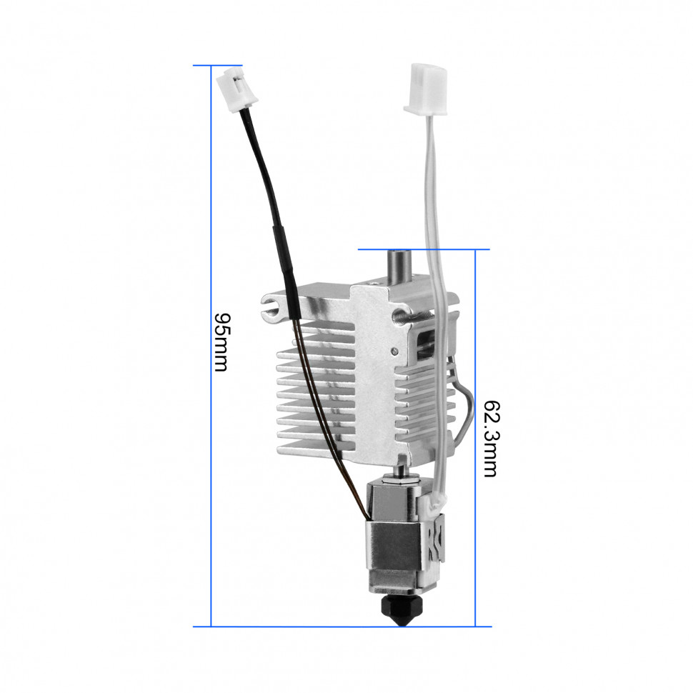 Миниатюра Хотэнд для Anycubic Kobra 3 (тип Bambu) с радиатором 3