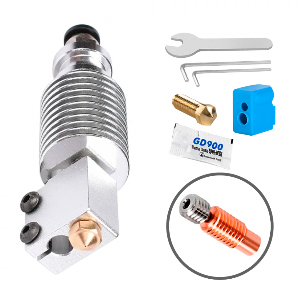 Миниатюра Хотэнд E3D Volcano Bowden Bi-Metal 1