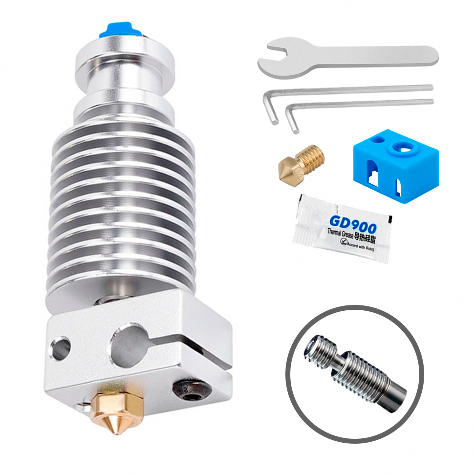 Миниатюра Хотэнд E3D V6 Bowden Titan 1