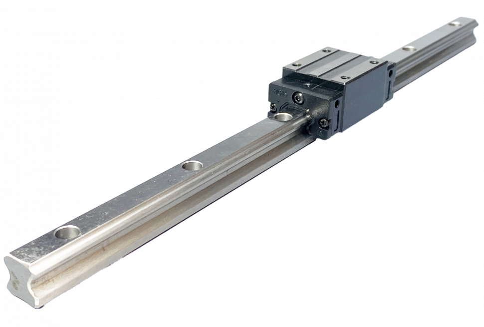 Миниатюра Рельс HGH15CA 340мм с кареткой HGR15 1