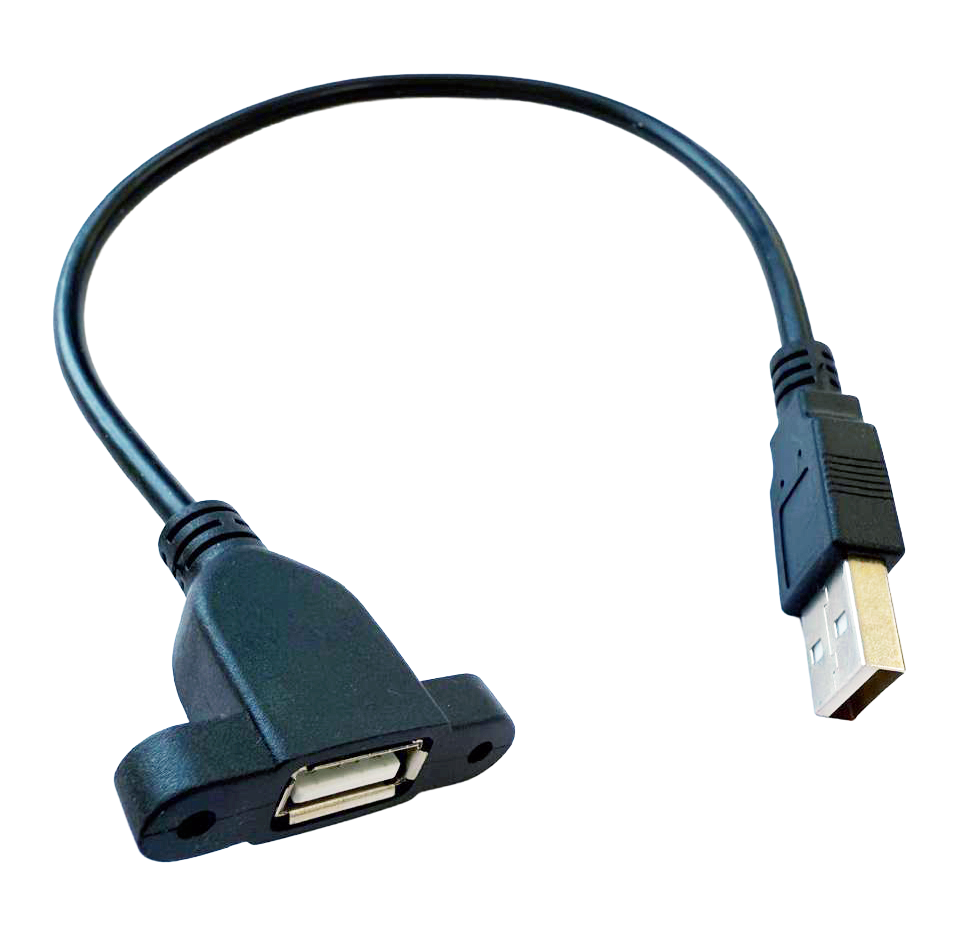 Миниатюра Кабель-удлинитель USB 2,0 Male to Female 0,3м 1