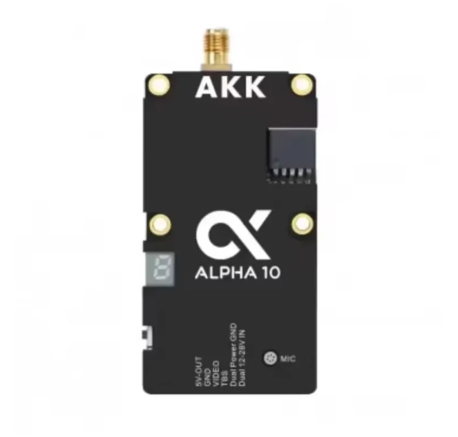 Миниатюра Видеопередатчик AKK Alpha VTX 10 (10W 80CH) 1