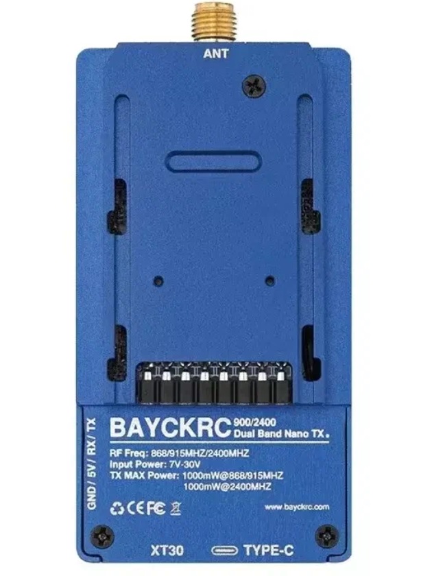 Миниатюра Модуль ELRS BAYCKRC DUAL BAND GEMINI TX 915/2400 MHz 3