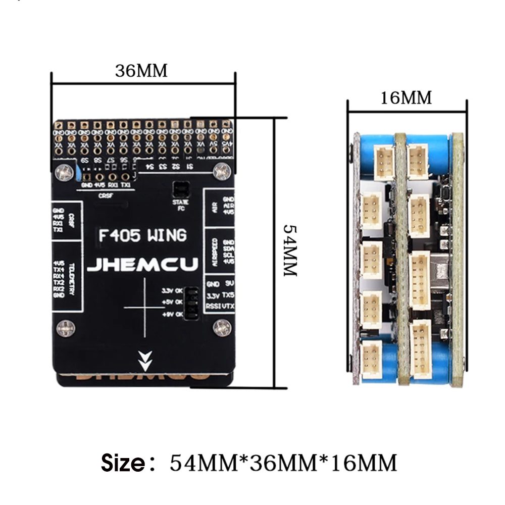 Миниатюра Полетный контроллер JHEMCU F405 WING ACRO 5