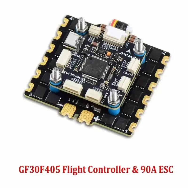 Миниатюра Стэк JHEMCU F405 90A 8S Flytower 1