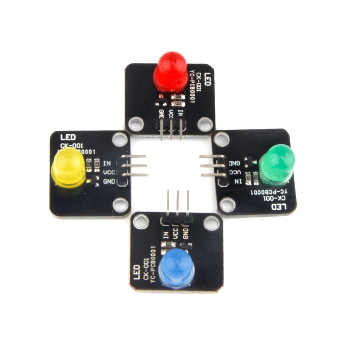 Миниатюра Светодиодный модуль 8мм желтый для электроники и робототехники 3