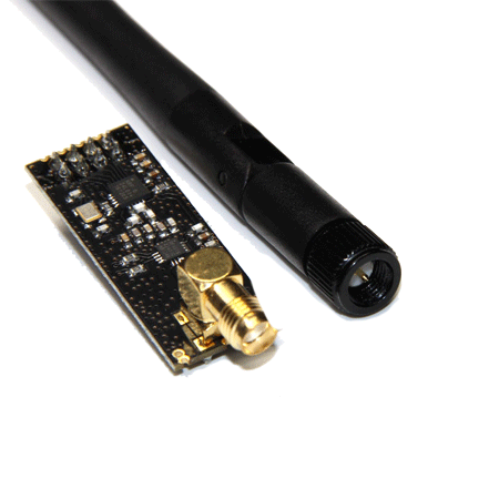Миниатюра Беспроводной модуль NRF24L01+PA+LNA 1100м 4