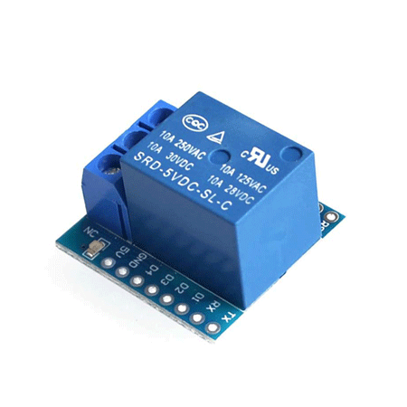 Миниатюра Релейный модуль 5V/10A для WeMos D1 Mini 2