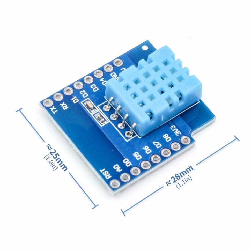 Миниатюра Датчик температуры и влажности DHT11 для WeMos D1 Mini 2