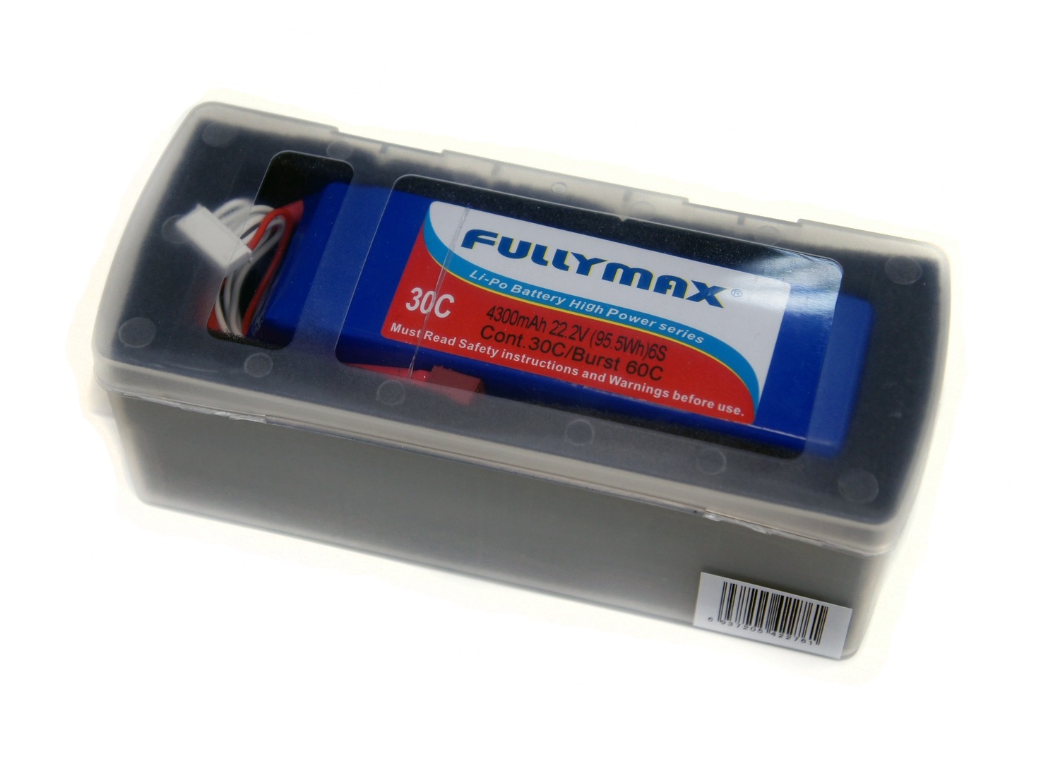 Миниатюра Аккумулятор LiPo Fullymax 22.2V 4300мАч 30C FB4300HP-6S 2