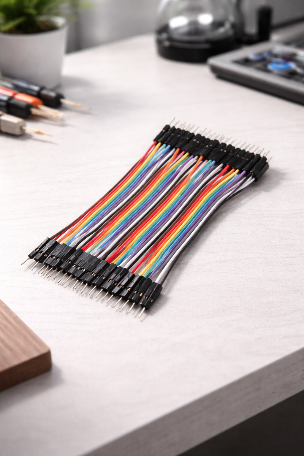 Миниатюра Провода-перемычки DuPont для радиоконструктора "папа-папа" 20 см 1