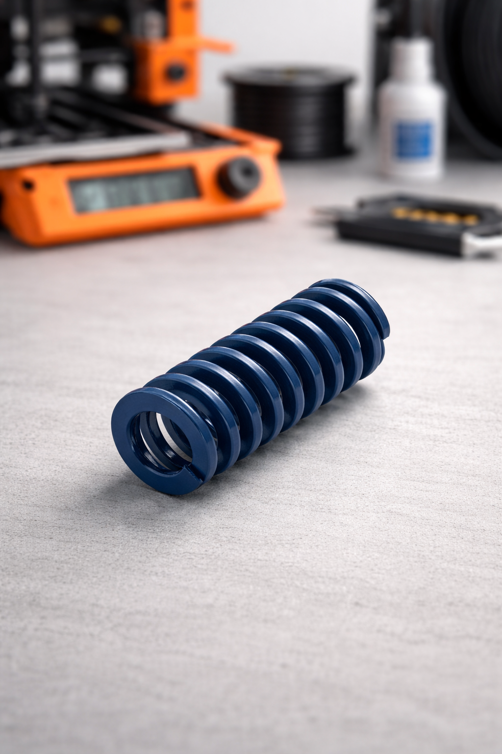 Миниатюра Пружина 8 x 20 мм для нагревательного стола 3D-принтера, синяя 2