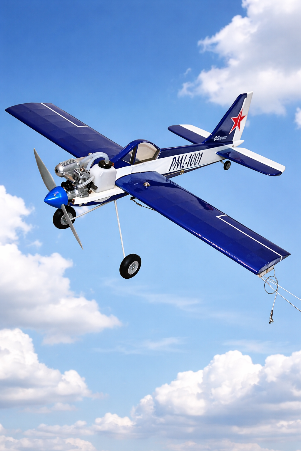 Миниатюра Кордовая модель самолета F2B PML-1001 "ЮНИОР" учебно-тренировочная пилотажная для первоначального обучения 1