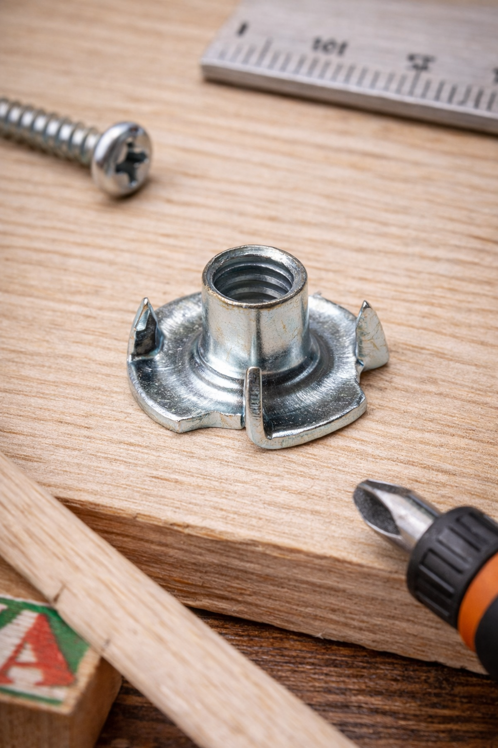 Миниатюра Гайка мебельная забивная M5 Haoye 2