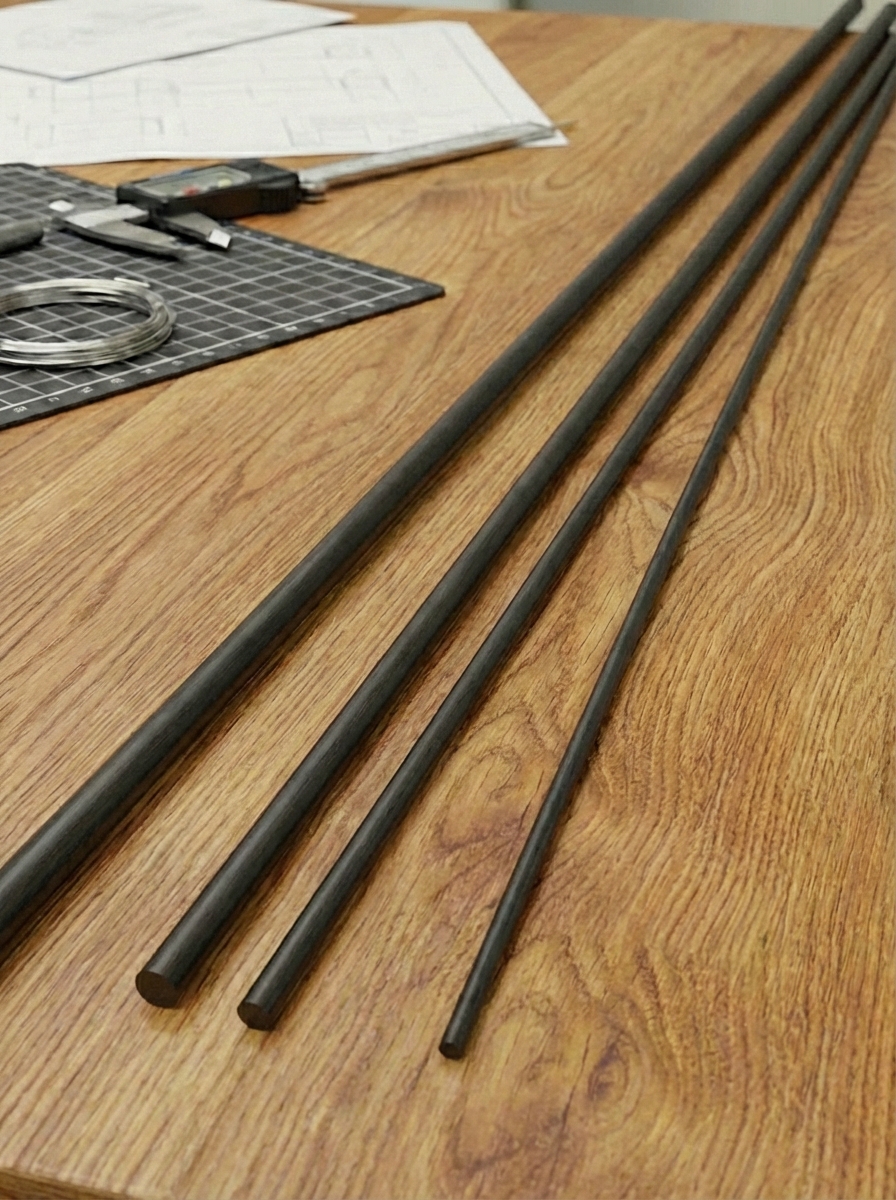 Миниатюра Пруток карбоновый 0,8 x 1000мм 1