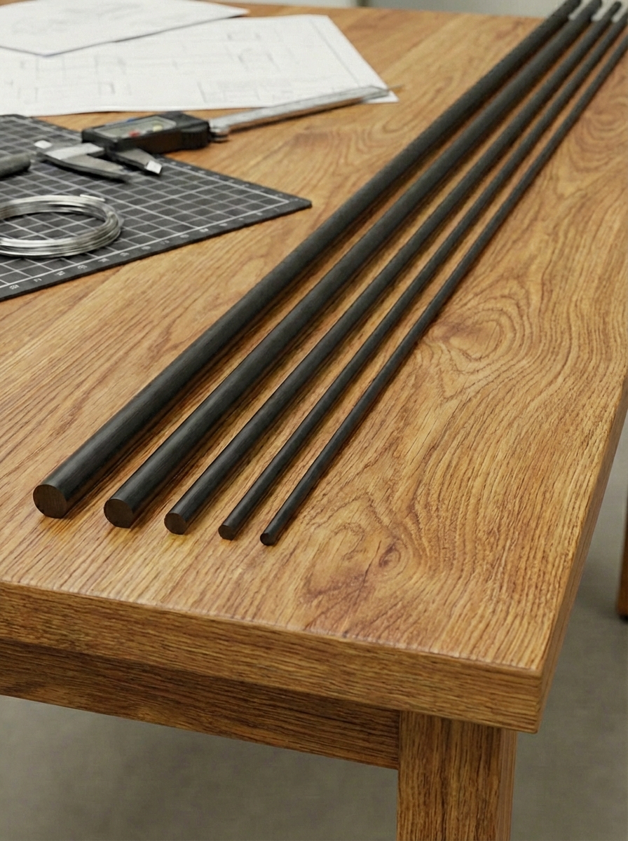 Миниатюра Карбоновый пруток 2,5 мм x 1000 мм  для моделирования и творчества 1