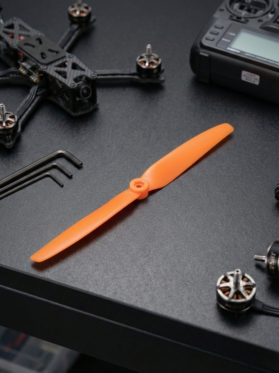 Миниатюра Пропеллер Gemfan ABS 8060, гайка, 8 x 6 дюймов, оранжевый (Гайка) 1