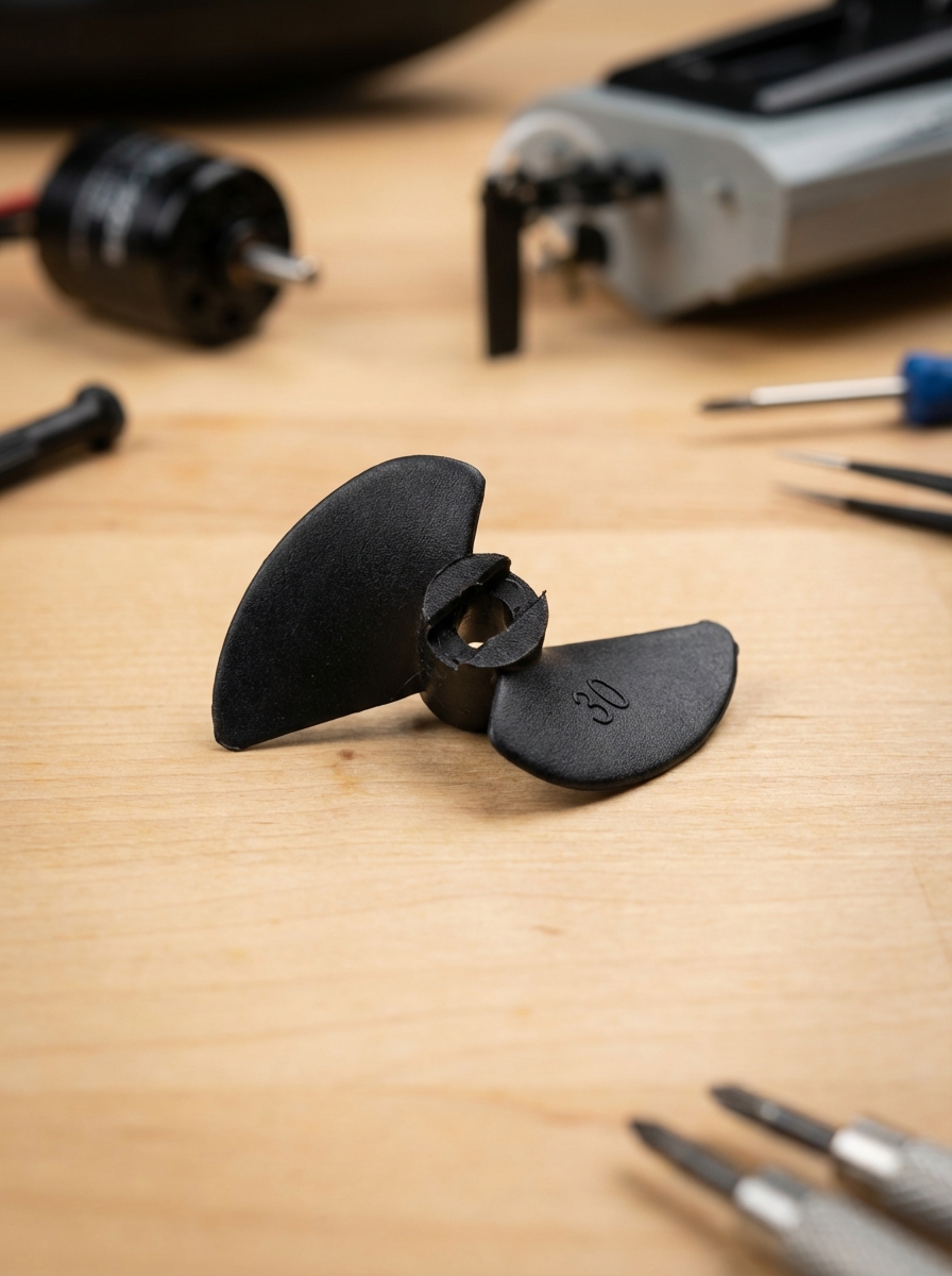 Миниатюра Гребной винт 38 x 40 мм, 2 лопасти, вал 4.8 мм, левый 1