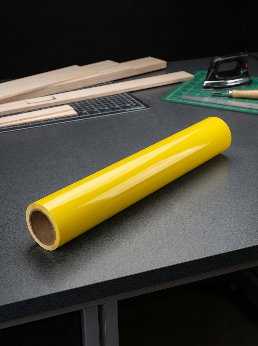 Миниатюра Пленка для обтяжки авиамоделей, светло-желтая, 638 мм 1