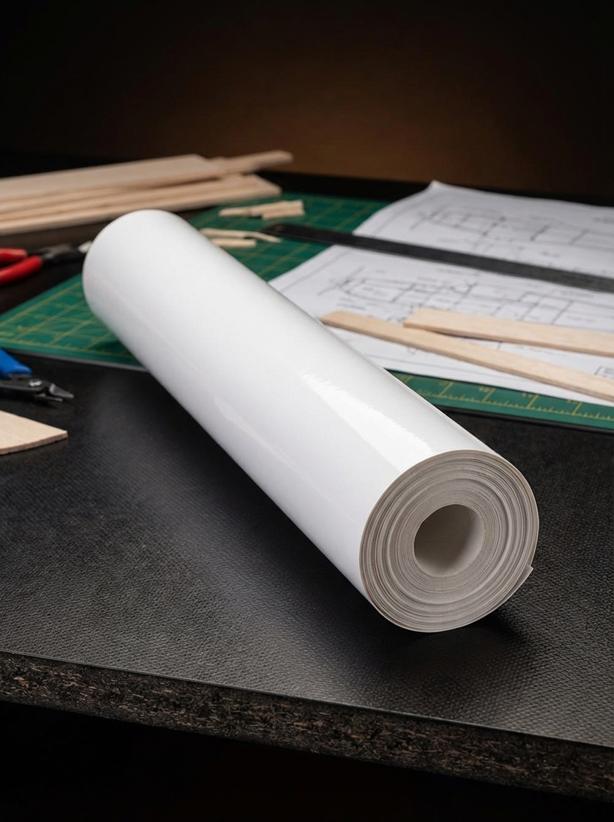 Миниатюра Пленка для обтяжки авиамоделей, белая, 638 мм 1