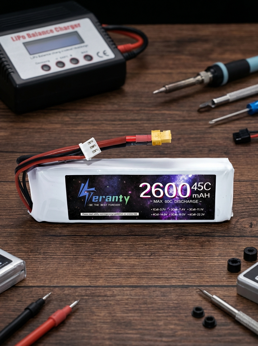 Миниатюра Аккумулятор LiPo Teranty 2600мАч 45C 14.8V XT60 1