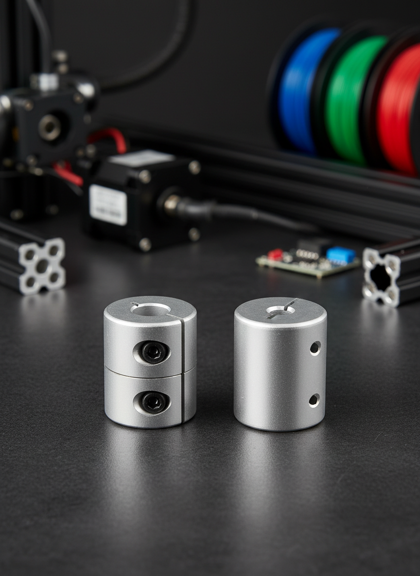 Миниатюра Муфта жесткая SB 6.35 x 8 мм для 3D-принтеров 1