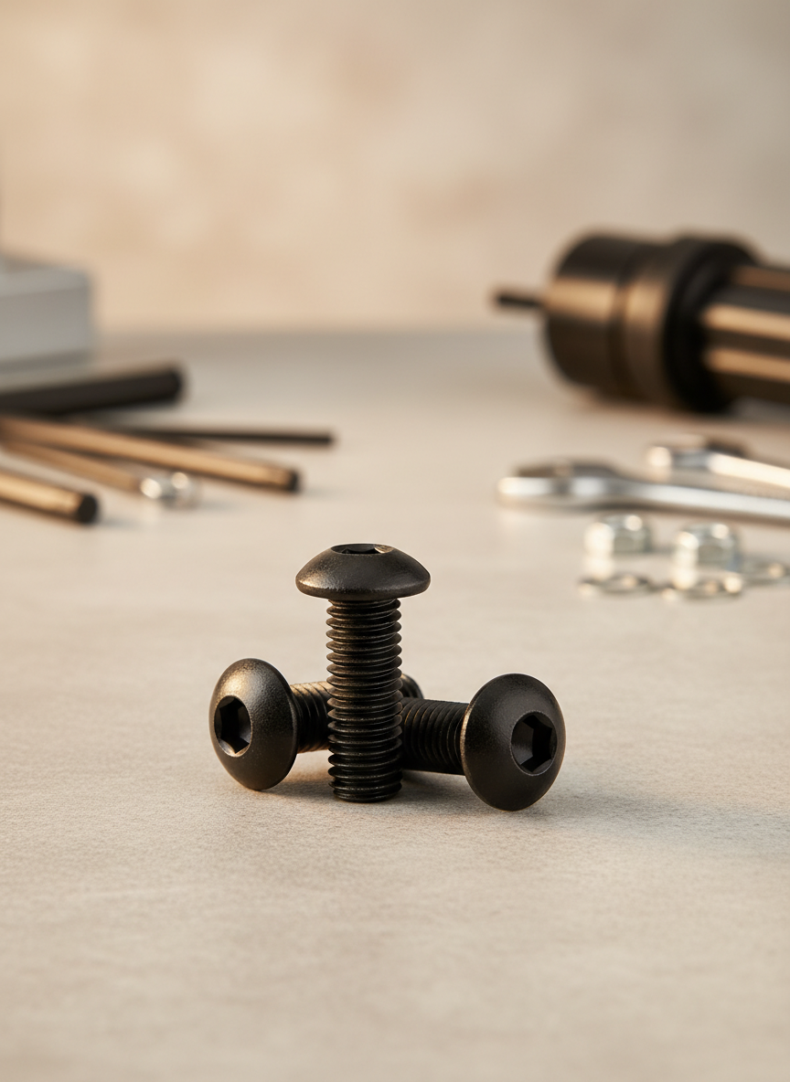 Миниатюра Винт М3 х 10 мм с полукруглой головкой под шестигранник 1