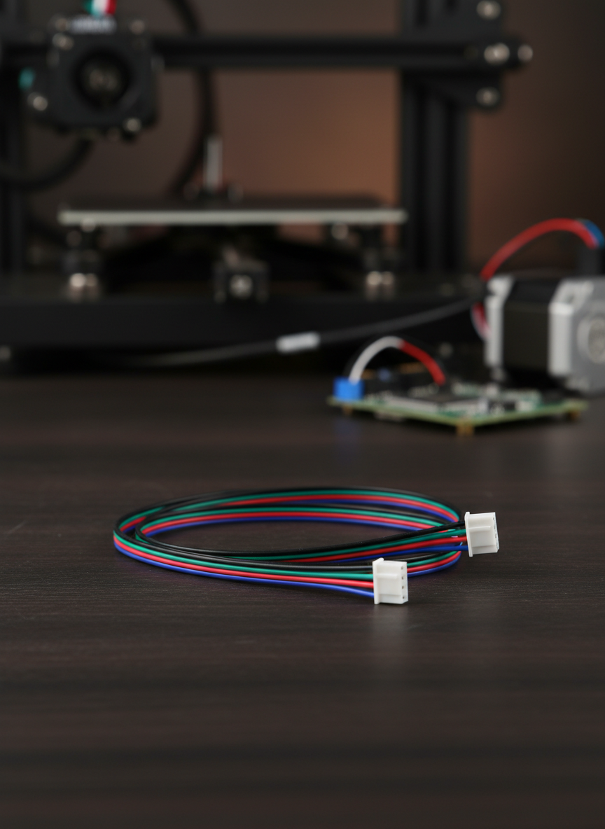 Миниатюра Шлейф для шагового двигателя длинна 600 мм XH2.54/PH2.0 1