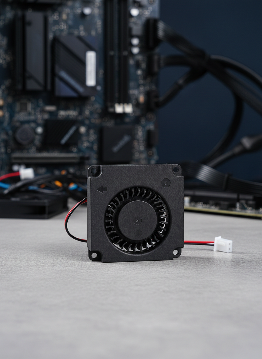 Миниатюра Вентилятор турбинный GDStime 40x40x10мм 24V 0.1A на подшипниках 1