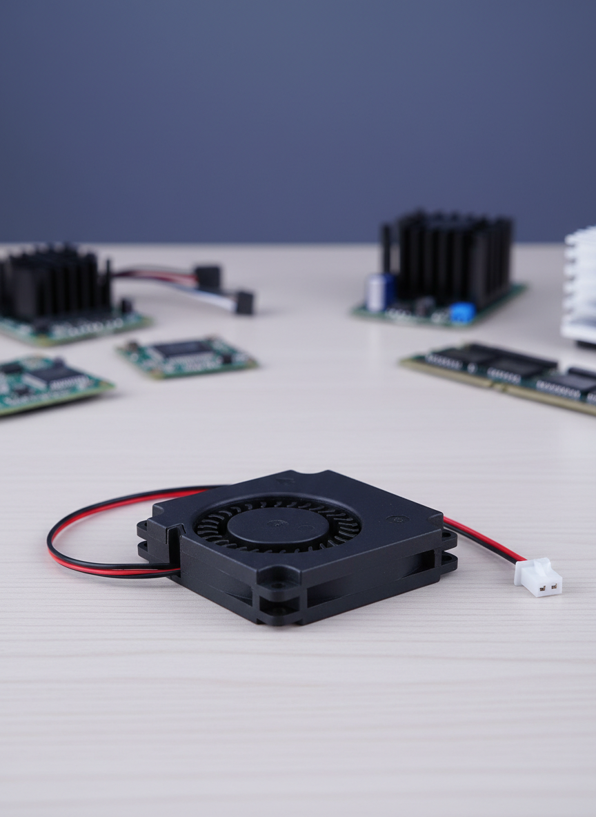 Миниатюра Вентилятор турбинный GDStime 40x40x10мм 24V 0.1A на подшипниках 2