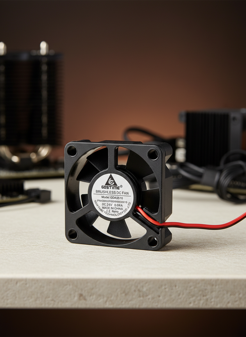 Миниатюра Вентилятор GDStime 35x35x10мм 24V 0.06A 2
