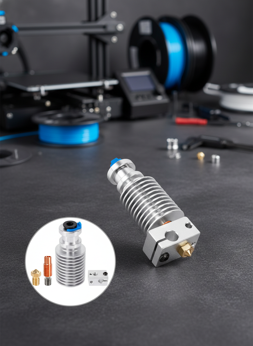 Миниатюра Комплект для хотэнда E3D V6 Bi-Metal 1