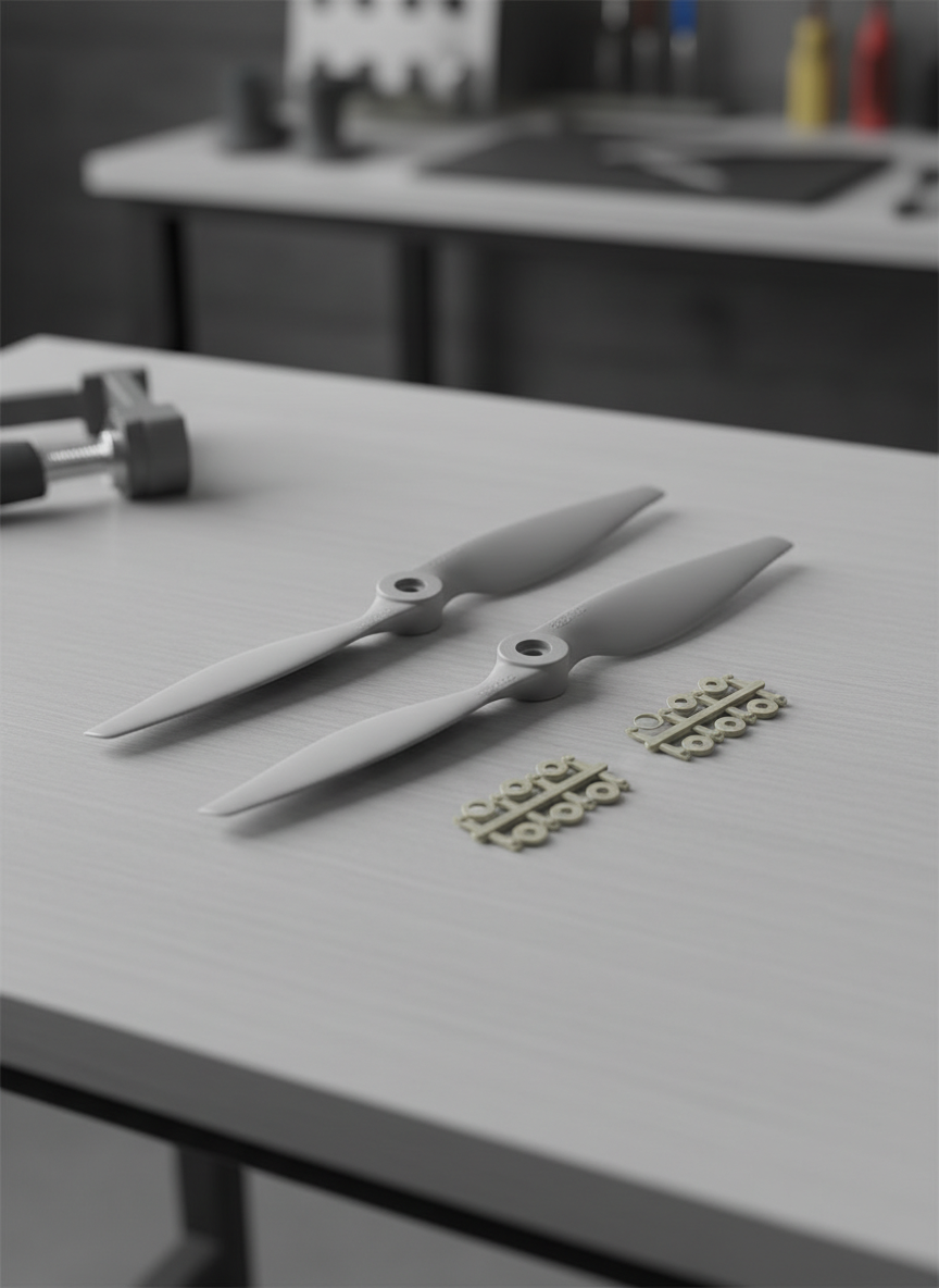 Миниатюра Пропеллеры Gemfan Glass Fiber Nylon MR 9045 9 х 4.5 дюймов, 1 пара, серые 1