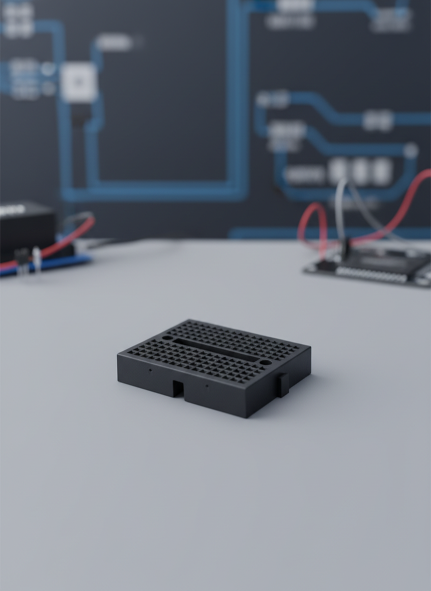 Миниатюра Макетная плата SYB-170 черная для электроники и прототипов 2
