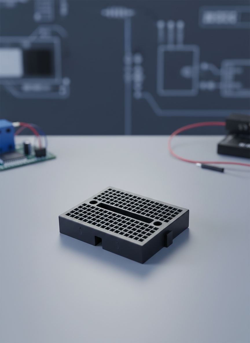 Миниатюра Макетная плата SYB-170 черная для электроники и прототипов 1