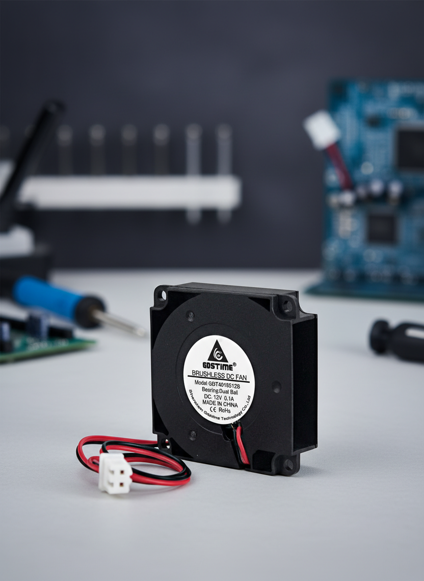 Миниатюра Вентилятор турбинный GDStime 40 x 40 x 10 мм 12V на подшипниках 1