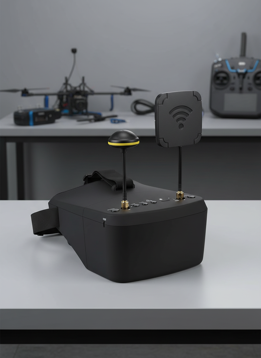 Миниатюра Видеошлем 800D с Diversity и DVR для FPV полетов 1