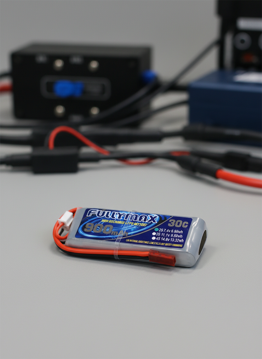 Миниатюра Аккумулятор LiPo Fullymax 7.4 V 900 mAh 30C 1