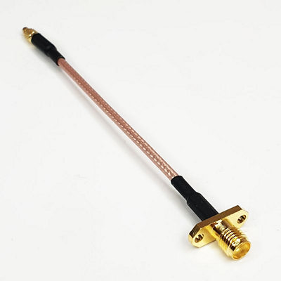 Миниатюра Высокочастотный переходник-удлинитель (пигтейл) MMCX на SMA (Female) 100мм 2